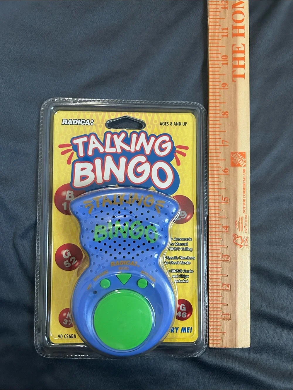Vintage Radica Talking Bingo Electronic Game Model 90CS6BA